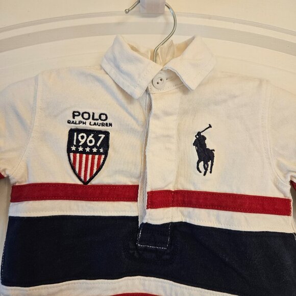 Sale 🎉🥳 4/$25 or $10Baby Boy Polo Shirt Size 0-3moths - Picture 3 of 5